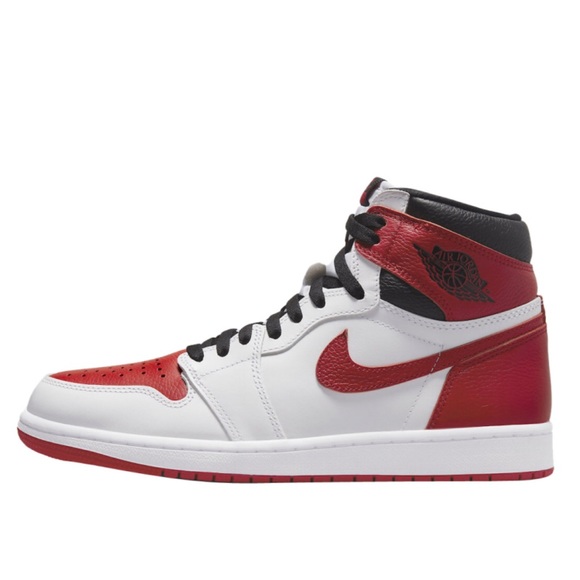 Air Jordan by Nike 1 Retro High OG Heritage White Red Black SZ. 10 - Picture 3 of 13